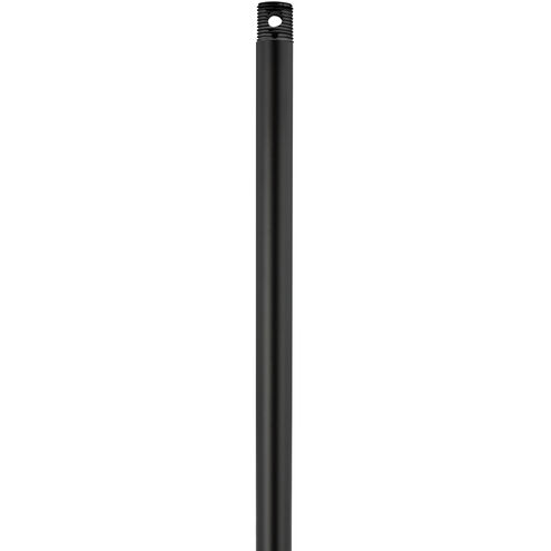 Coastal Threaded Downrods Midnight Black Fan Downrod